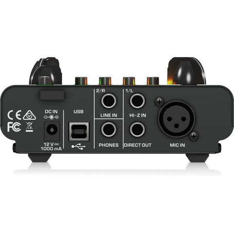 Pack Para Grabación Micrófono/preamp Behringer Voice Studio Plata Y Negro