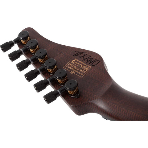 Guitarra Schecter Daniel Haniß Danskimo-6 Purple Sparkle Diestro Violeta Ébano