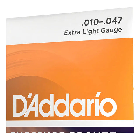 Cuerdas Daddario Ej15 Guitarra Acústica 10-47
