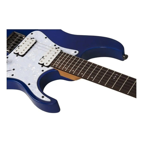 Guitarra Eléctrica Schecter Banshee-6 Tilo Electric Blue 24 Trastes Diestro Palo De Rosa