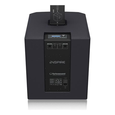 Bafle De Torre Con Bluetooth Turbosound Inspire Ip1000 V2 Negro