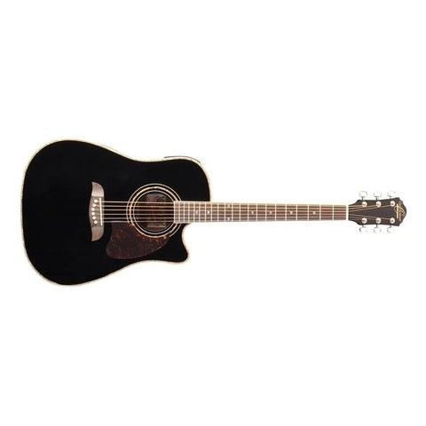 Guitarra Electroacústica Oscar Schmidt Og2ce 6 Cuerdas Black Brillante Dreadnought Diestro