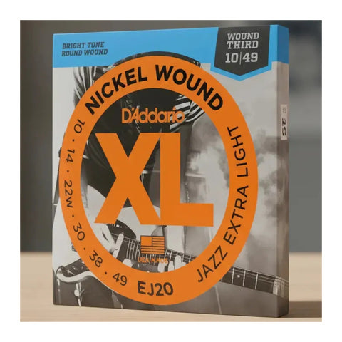 Juego De Cuerdas Para Guitarra Eléctrica 10-49 D'addario Ej20