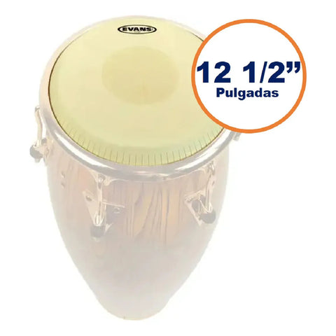 Evans Ec1250e Parche P/conga Lp Giovanni 12 1/2 P Tri Center