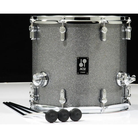 Bateria Sonor Aq2 Bop 4 Pzas Bombo 18 PuLG Maple Cuarzo Color Cuarzo Titanio