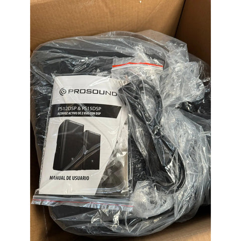 Bafle Amplificado De 15, 500 Watts Rms Prosound Ps-15dsp Negro