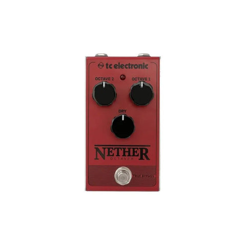 Tc Electronic Pedal Nether Octaver Octavador True Bypass Color Rojo