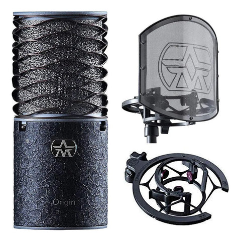 Aston Origin Bundle  Micrófono Condensador C/accesorios Negro