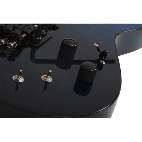 Guitarra Schecter Reaper-6 Fr S Elite #2187 Kor Deep Ocean Blue Diestro Azul Océano Profundo Ébano