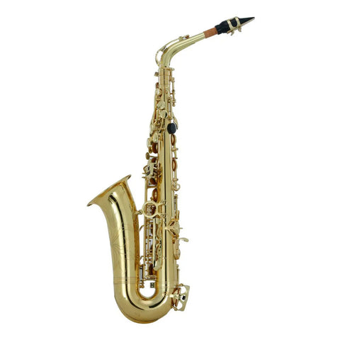 Saxofón Alto Wesner Psa2000-l Latón Laqueado Con Estuche