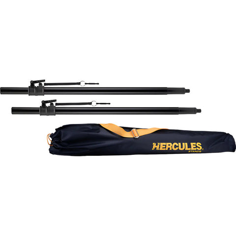 Pack 2 Postes Adaptador Rosca Para Bafles Hercules Ss350bb Negro