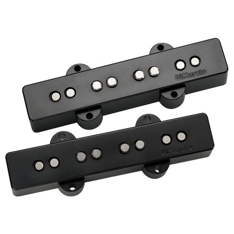 Pastilla Color Negro P/bajo Area J Pair, Dimarzio Dp249 Blk