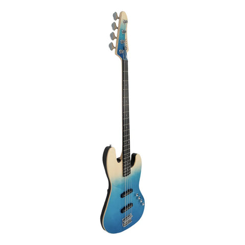 Bajo Eléctrico Activo Mars Deluxe Jazz Bass Azul Jb-4 Diestro Blue Shade