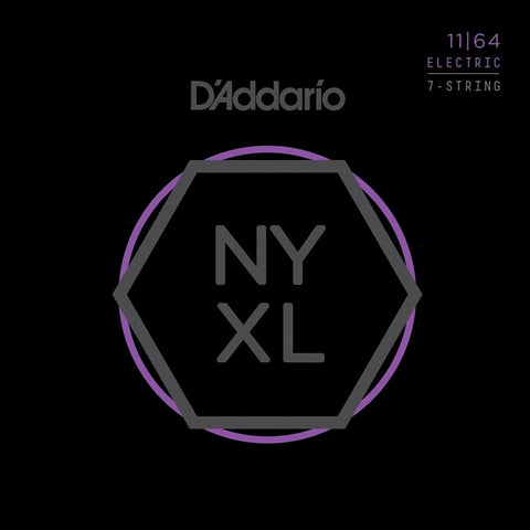 Daddario Nyxl1164 Juego De Cuerdas Para Guitarra 7 Cuerdas 11-64