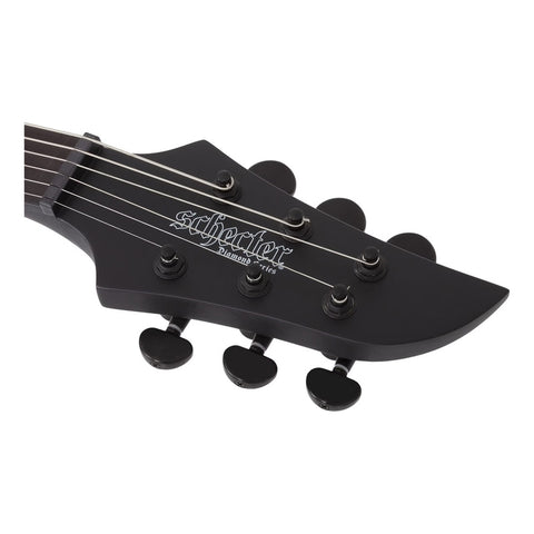 Guitarra Schecter Electrica Km-6 Mk-iii Satin Black Open Por Diestro Negro Ébano