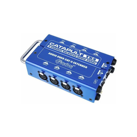 Splitter Radial Tx4: Transmisor De Audio De 4 Canales Para Cable Cat5/cat6