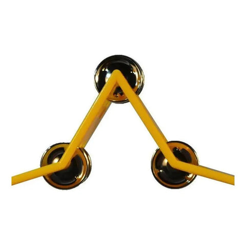 New Beat Mx-5 Pandero De Mano Forma Estrella Color Amarillo