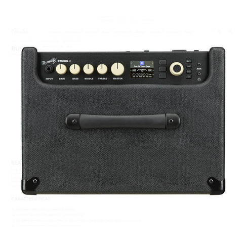 Amplificador Bluetooth 40 W P/bajo Fender Rumble Stududio 40 Black