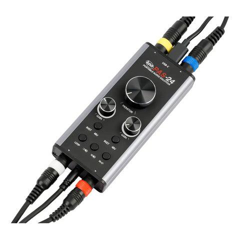 Interfaz De Audio Kna Pas-24 2 Canales Usb Phantom Power 24bit 192khz Negro