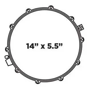 Tarola 14x5.5 PuLG Armory Tomahawk Acero Mapex Arst4551ceb