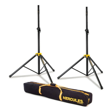 Hercules Ss200bb Par De Soportes Bases P/ Bafle Color Negro