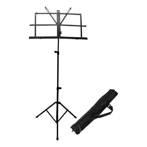 Atril Partituras Proel Rsm300 Plegable Ajustable Acero Negro C/funda