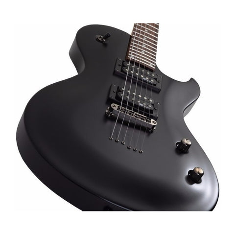 Guitarra Electrica Negro Medianoche, Sgr By Schecter Solo-ii Diestro Midnight Satin Black Palo De Rosa