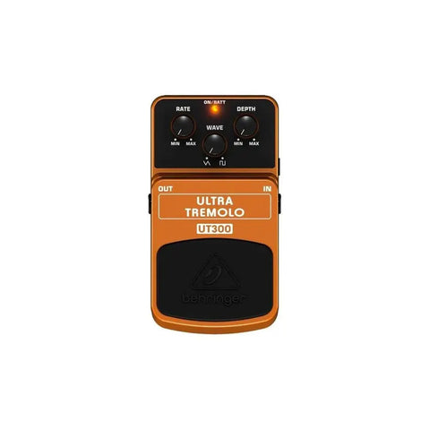 Pedal De Guitarra Tremolo Ut300 Ultra Behringer Ut-300 Cor Laranja Naranja