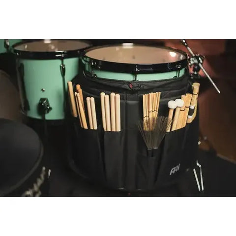 Baquetero Amplio Once Bolsillos Internos Meinl Mssb Color Negro
