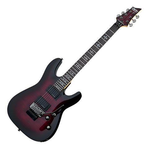 Guitarra Eléctrica Crimson Red Burst Schecter Demon-6 Fr Crb Diestro