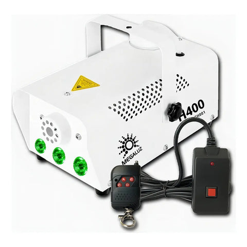 Maquina De Humo Leds Rgb Control Remoto Inalambrico Megaluz Color Beige