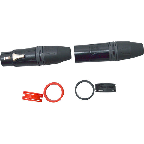 Par Conectores Xlr Hembra Y Macho De 3 Polos Proel Dhfxmx3bk