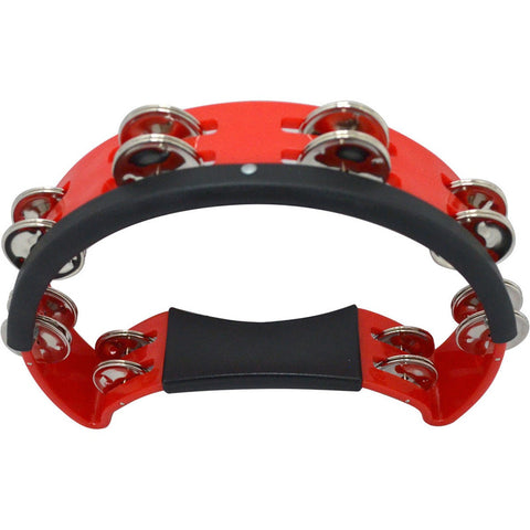 Pandero De Mano Media Luna Color Rojo New Beat Pt81n/p Red