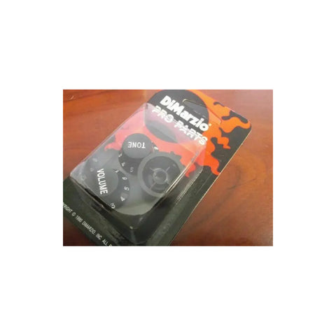 Perillas Negras Dimarzio Dm2111 Para Guitarra Stratocaster Set 3 Unidades Negro