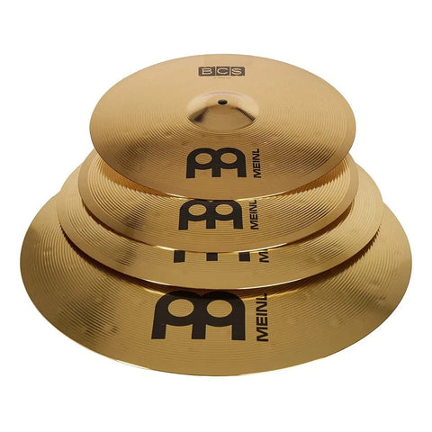 Set Platillos Meinl Bcs Crash 16 Hi-hat 14 Crash Ride 18 Natural