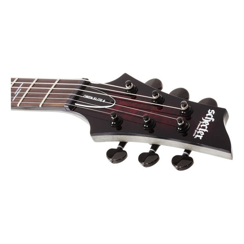 Guitarra Eléctrica Black Cherry Burst Schecter Omen Elite-6 Diestro Black Cherry Burst Palo De Rosa