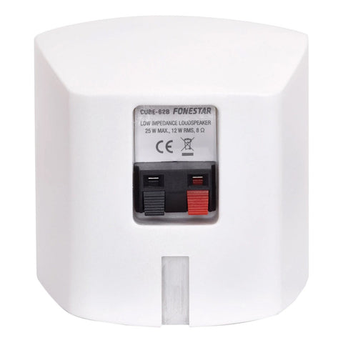 Par De Bafles De De 12w Fonestar Cube-62 Whi Color Blanco
