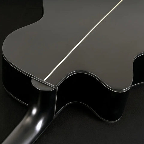 Guitarra Electroacústica De 6 Cuerdas Washburn Ebony Ace Marrón Oscuro