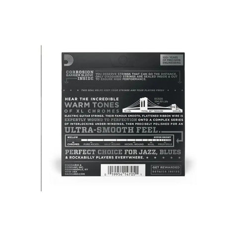 Cordas Para Guitarra D'addario Xl Chromes Ecg25 012 - 052