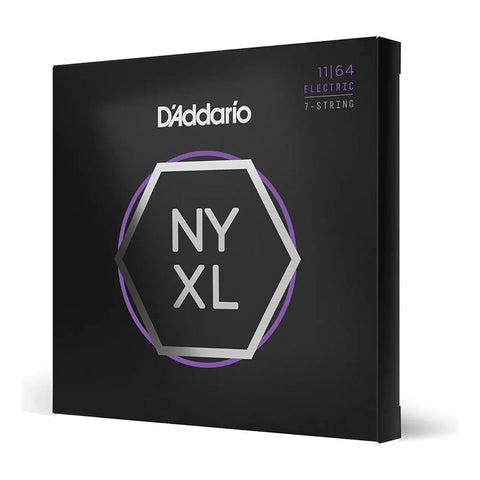 D'addario Nyxl1164 Juego De Cuerdas Para Guitarra 7 Cuerdas 11-64