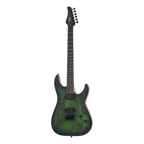 Guitarra Eléctrica Schecter C-6 Pro Arce Aqua Burst Diapasón Wengué Diestro