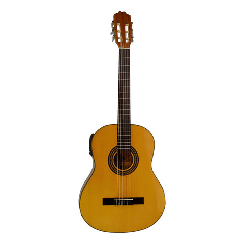 Guitarra Electro Acústica Caja Clasica La Sevillana Uo4eq Natural