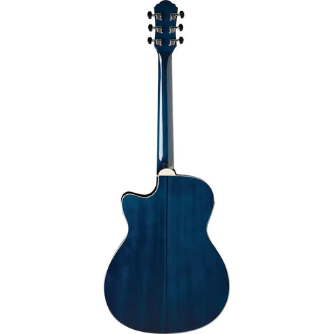 Guitarra Electroacústica Azul, Oscar Schmidt Oacef Tbl Color Azul Oscuro Orientación De La Mano Derecha Diestro