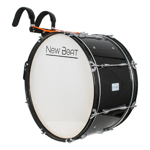 Bombo Marcha 24 X 12 PuLG New Beat Nb-mabd24 Baquetón Negro