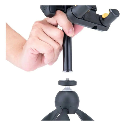 Soporte 2 En 1 Para Tablet Y Teléfono Hercules Dg307b Negro
