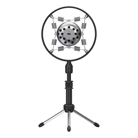 Micrófono Usb Vintage Con Spring Mount Behringer Bv635 Negro