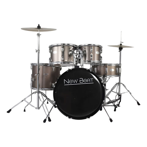 Batería New Beat 5 Pzas Fusion Bombo 20 Nb-ds405 Champagne - Beige