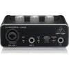 Behringer U-phoria Um-2 Interfaz De Audio Usb Envío Gratis Color Negro