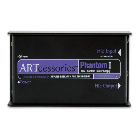 Fuente De Poder Phantom Para Microfono, A.r.t  Phantom1 Negro