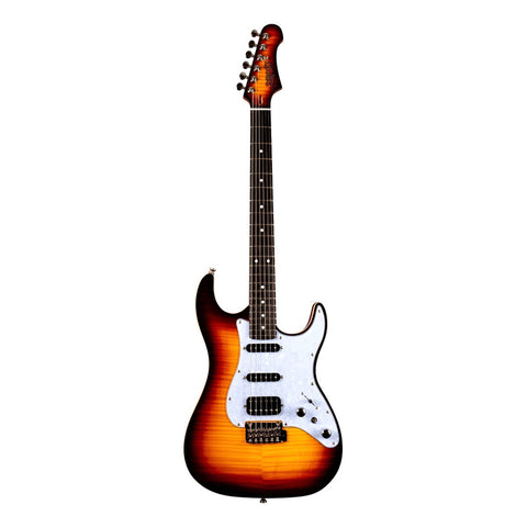 Guitarra Eléctrica De 6 Cuerdas Jet Js600 Sunburst Diestro